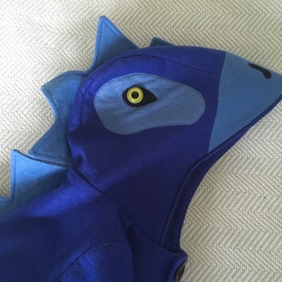 Little Goodall Blythe Blue Dinosaur Coat 4T - Picture 6 of 6